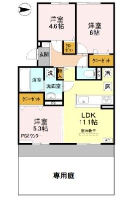 サウス・レジデンス菱川 間取り