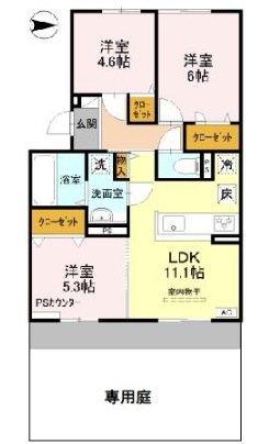 サウス・レジデンス菱川 間取り