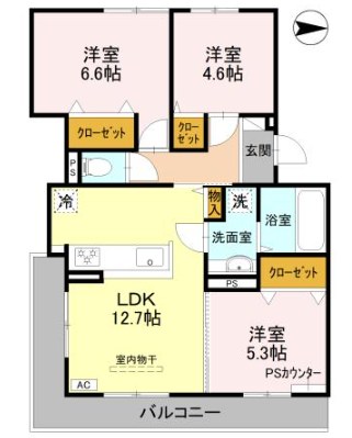 サウス・レジデンス菱川 間取り