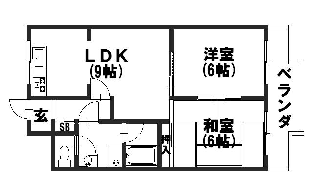 ニューシャトー長岡 間取り