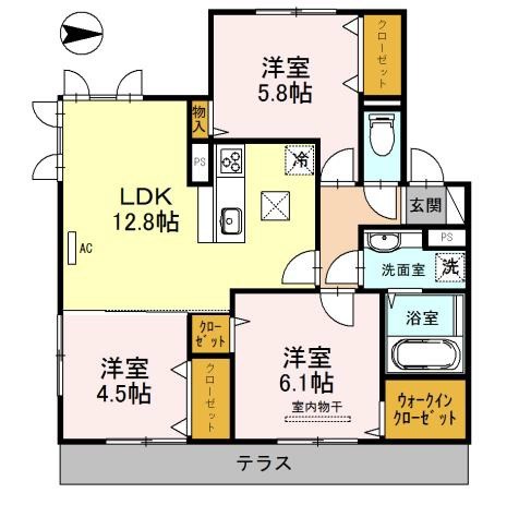 ウチカイト 間取り