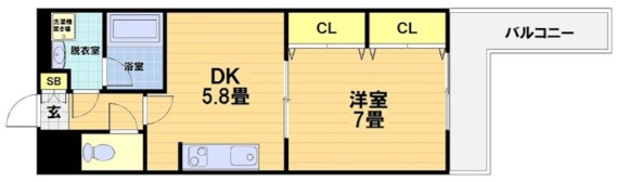 Uluru東向日 間取り