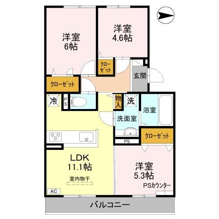 サウス・レジデンス菱川 間取り