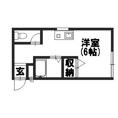 ウエストロードハイツ坂本 間取り