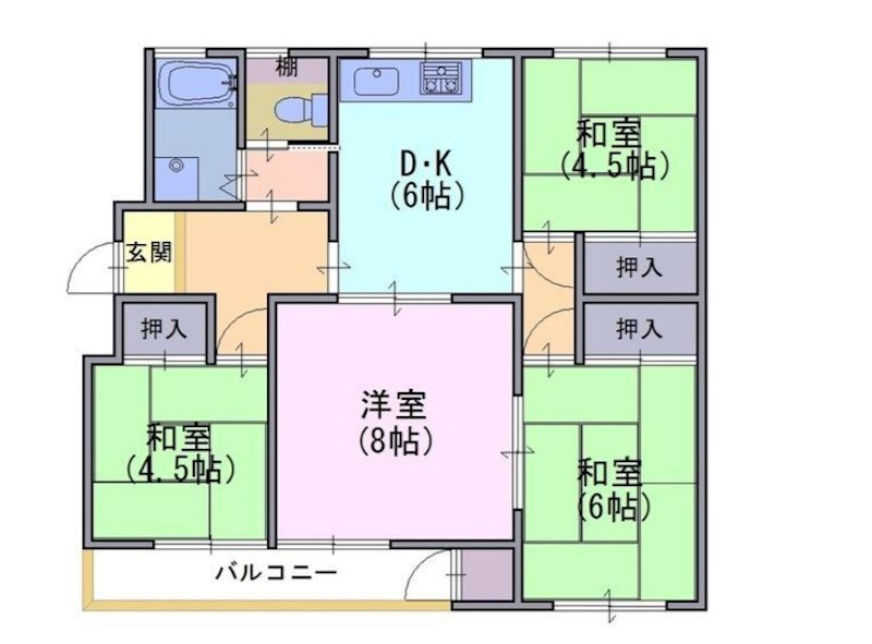 メゾン神足4棟　 間取り