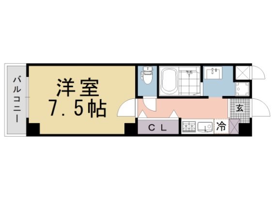 アーネストハイツ三宅 間取り