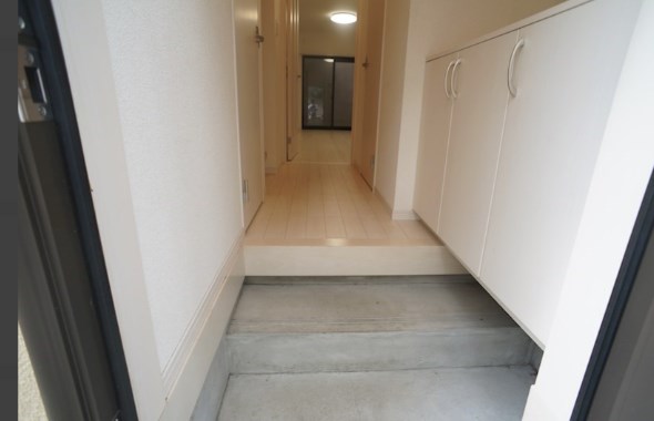 久世殿城町貸家 玄関