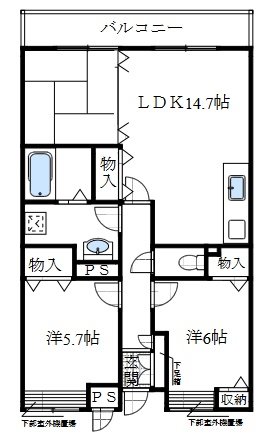 エスポワールKyo 間取り