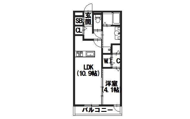 京都府向日市物集女町出口18 間取り