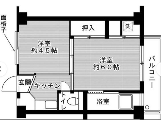 ビレッジハウス長岡　1号棟  間取り