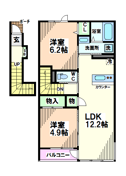 東京都国分寺市戸倉３丁目 間取り