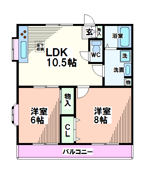東京都小金井市貫井北町５丁目 間取り