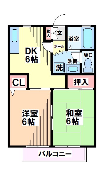 東京都国分寺市光町３丁目 間取り