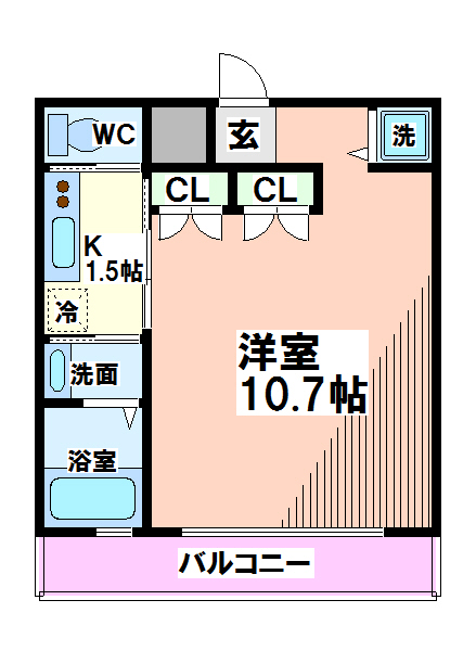 東京都国分寺市光町１丁目 間取り