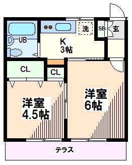 東京都国分寺市光町１丁目 間取り