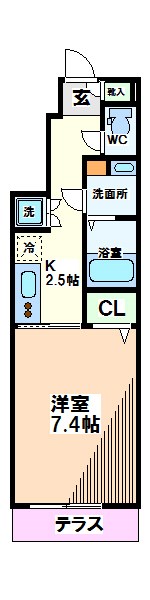 東京都国分寺市西恋ヶ窪２丁目 間取り