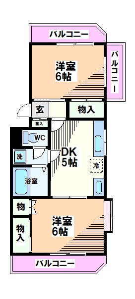 東京都国立市富士見台３丁目 間取り