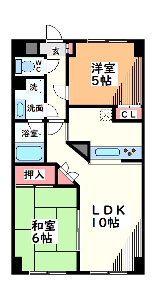 東京都昭島市朝日町１丁目 間取り