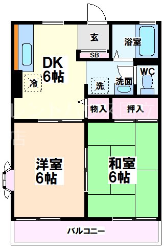 東京都立川市富士見町２丁目 間取り
