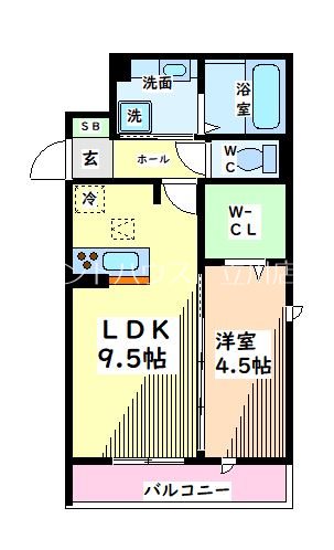 東京都立川市幸町５丁目 間取り