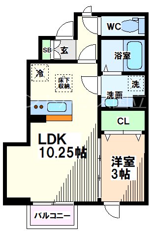 東京都日野市多摩平１丁目 間取り