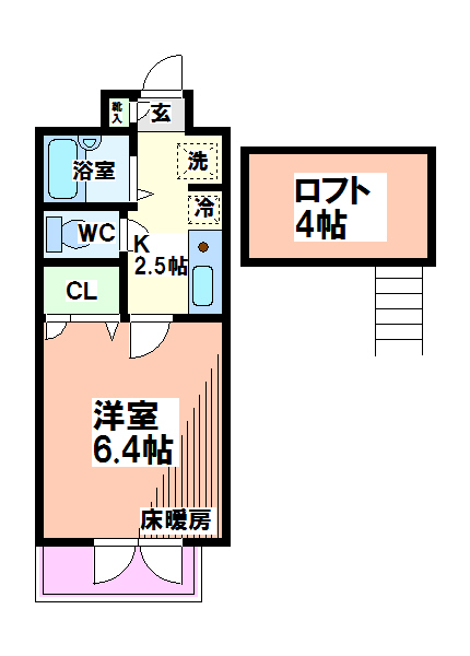 東京都国分寺市光町１丁目 間取り