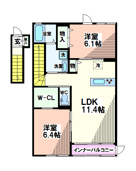 東京都国分寺市戸倉３丁目 間取り