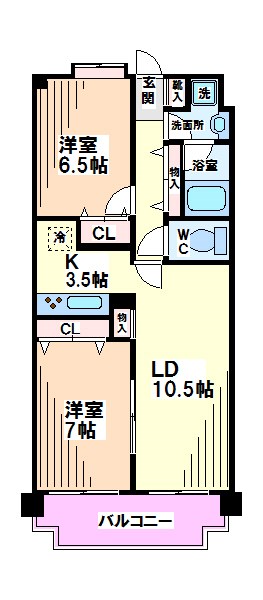 東京都国立市東４丁目 間取り