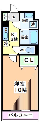 東京都日野市日野本町３丁目 間取り