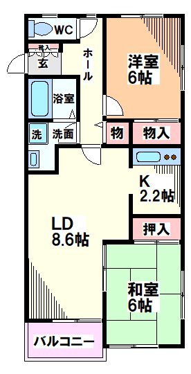 東京都国分寺市並木町３丁目 間取り