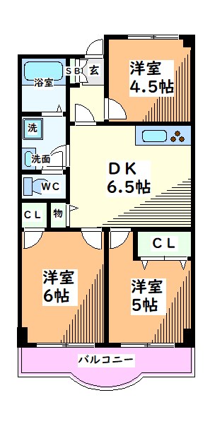 東京都立川市幸町１丁目 間取り