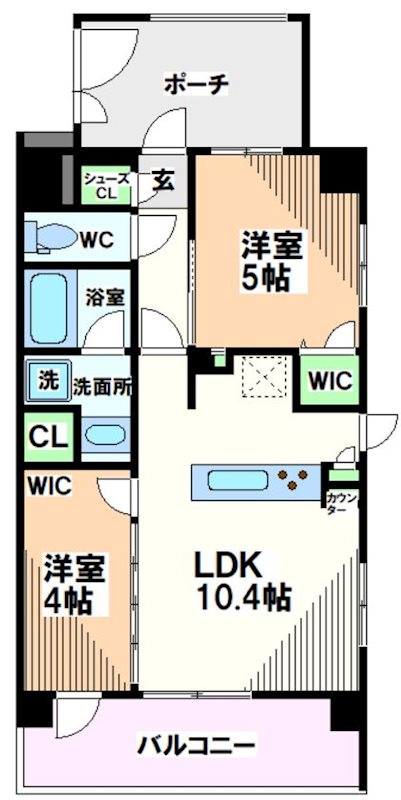 東京都立川市錦町２丁目 間取り