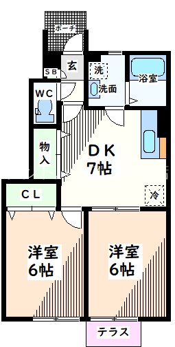 東京都昭島市東町５丁目 間取り