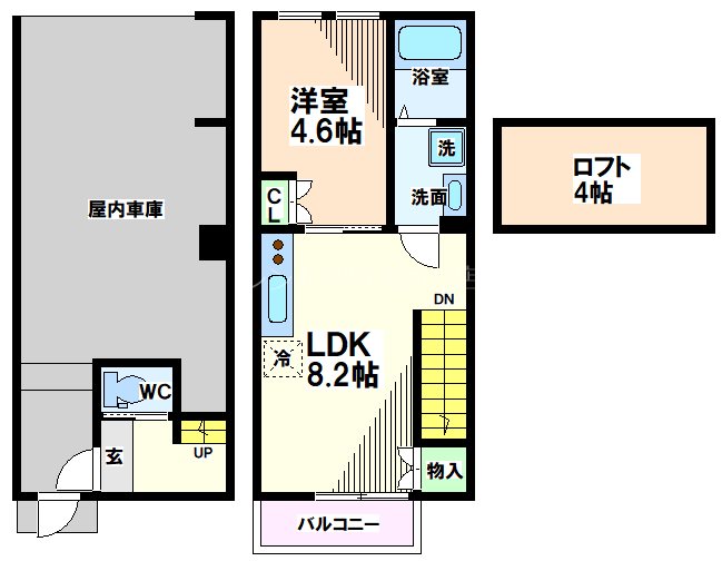 東京都立川市富士見町４丁目 間取り