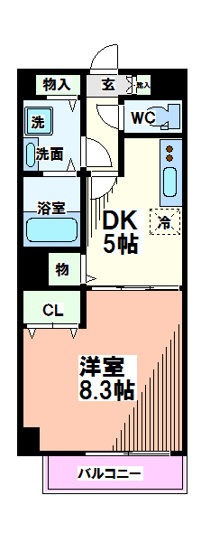 東京都国分寺市光町１丁目 間取り