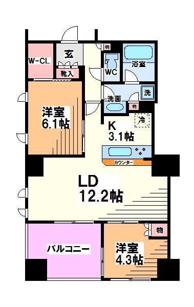 東京都国分寺市本町２丁目 間取り
