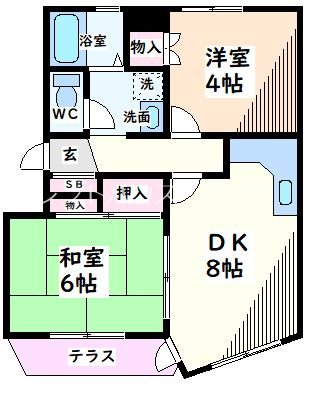 東京都立川市錦町４丁目 間取り