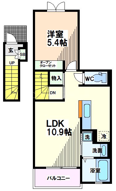 東京都立川市柴崎町６丁目 間取り