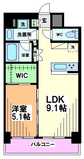 東京都立川市曙町１丁目 間取り