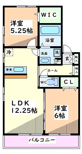 東京都日野市東豊田２丁目 間取り