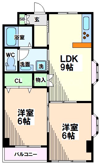 東京都国分寺市内藤２丁目 間取り