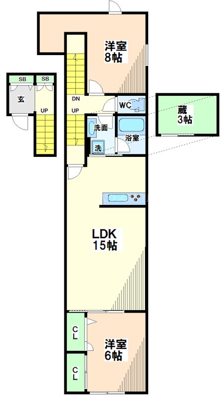 東京都国立市東４丁目 間取り