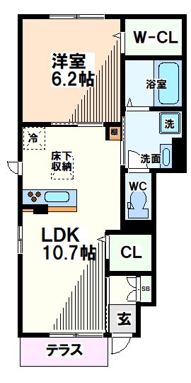 東京都国立市東２丁目 間取り