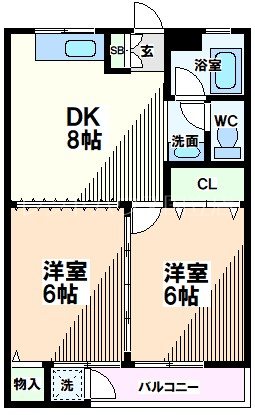 東京都国立市西２丁目 間取り