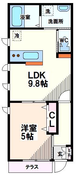 東京都国分寺市内藤１丁目 間取り