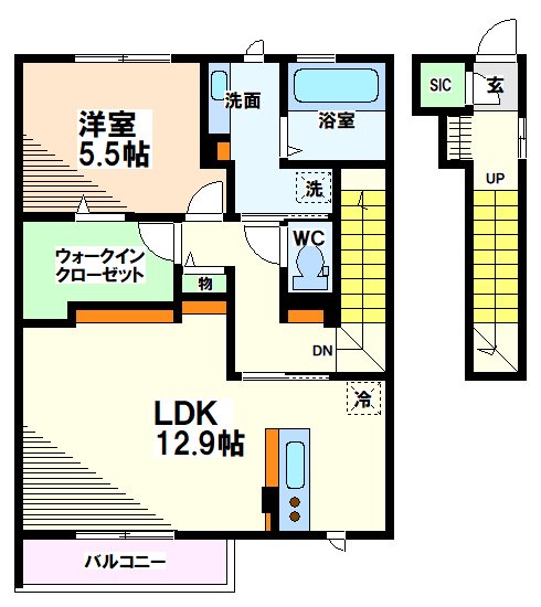 東京都立川市富士見町７丁目 間取り