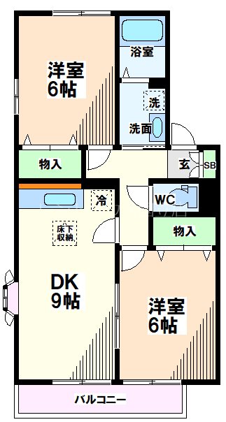 東京都日野市日野 間取り