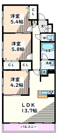 東京都立川市栄町３丁目 間取り