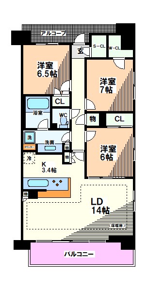 東京都国分寺市東恋ヶ窪１丁目 間取り