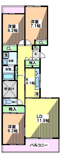東京都国立市東２丁目 間取り